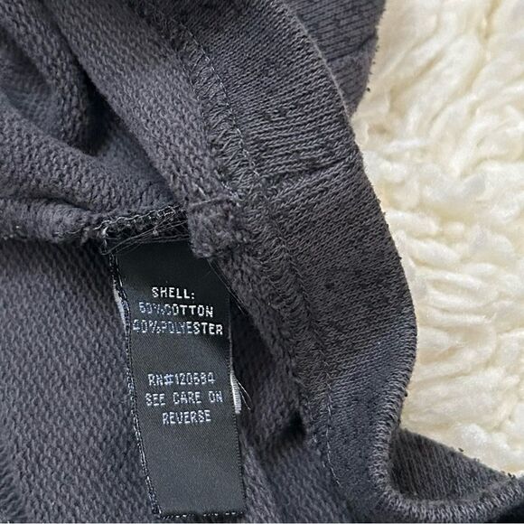 Torrid Grey French Terry Knit Military Jacket Size 22/24 - Picture 5 of 7